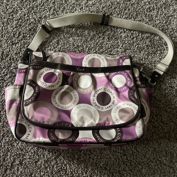 Coach diaper bag